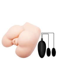 Пышная попка с двумя входами и вибрацией - Baile - в Красногорске купить с доставкой