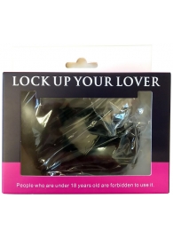 Черные меховые наручники Love с ключиками - Baile - купить с доставкой в Красногорске