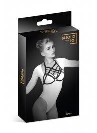 Черная упряжь на грудь Clara - Bijoux Pour Toi - купить с доставкой в Красногорске