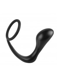 Эрекционное кольцо с анальной пробкой Ass-Gasm Cockring Plug - Pipedream - в Красногорске купить с доставкой