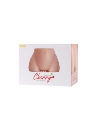 Мастурбатор-полуторс Cherry с вибрацией и двумя любовными тоннелями - KOKOS - в Красногорске купить с доставкой