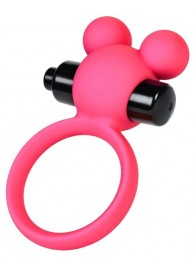 Розовое виброкольцо на пенис A-Toys - A-toys - в Красногорске купить с доставкой