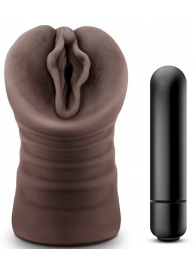 Коричневый мастурбатор-вагина Alexis - Blush Novelties - в Красногорске купить с доставкой