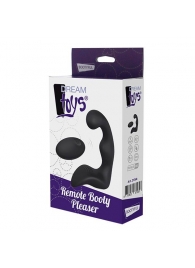 Черный вибромассажер простаты REMOTE BOOTY PLEASER - Dream Toys - в Красногорске купить с доставкой