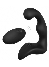 Черный вибромассажер простаты REMOTE BOOTY PLEASER - Dream Toys - в Красногорске купить с доставкой