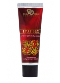 Интимный лубрикант с разогревающим эффектом HOT SEX - 30 мл. - БиоМед - купить с доставкой в Красногорске
