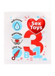 Гель-лубрикант на водной основе Sex Toys - 4 гр. - Биоритм - купить с доставкой в Красногорске