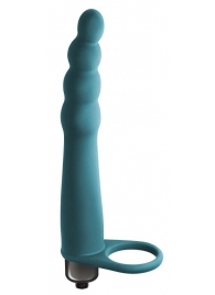 Зеленая вибронасадка для двойного проникновения Bramble - 16,5 см. - Lola Games - купить с доставкой в Красногорске