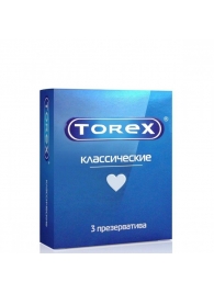Гладкие презервативы Torex  Классические  - 3 шт. - Torex - купить с доставкой в Красногорске