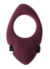 Бордовое эрекционное виброкольцо Pure Passion Sunset - Lola Games - в Красногорске купить с доставкой