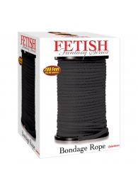 Черная веревка для связывания Bondage Rope - 60,9 м. - Pipedream - купить с доставкой в Красногорске