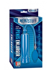 Синяя вакуумная помпа MENZSTUFF PENIS ENLARGER - Dream Toys - в Красногорске купить с доставкой