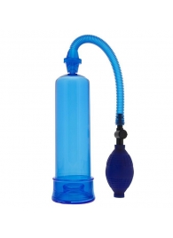 Синяя вакуумная помпа MENZSTUFF PENIS ENLARGER - Dream Toys - в Красногорске купить с доставкой