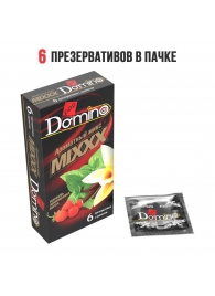 Ароматизированные презервативы DOMINO  Ароматный микс  - 6 шт. - Domino - купить с доставкой в Красногорске