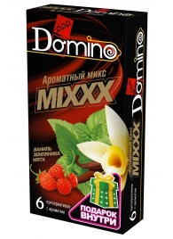Ароматизированные презервативы DOMINO  Ароматный микс  - 6 шт. - Domino - купить с доставкой в Красногорске