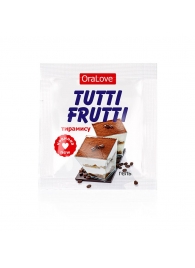 Пробник гель-смазки Tutti-frutti со вкусом тирамису - 4 гр. - Биоритм - купить с доставкой в Красногорске