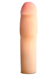 Телесная насадка-удлинитель на пенис PERFORMANCE 1.5INCH COCK XTENDER - 16 см. - Blush Novelties - в Красногорске купить с доставкой