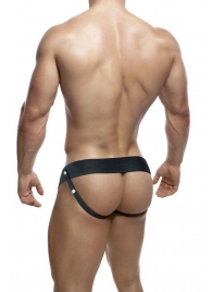 Черный мужской страпон DR. SKIN 6INCH HOLLOW STRAP ON - 16 см. - Blush Novelties - купить с доставкой в Красногорске