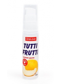 Гель-смазка Tutti-frutti со вкусом сочной дыни - 30 гр. - Биоритм - купить с доставкой в Красногорске