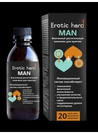 Мужской биогенный концентрат для усиления эрекции Erotic hard Man - 250 мл. - Erotic Hard - купить с доставкой в Красногорске