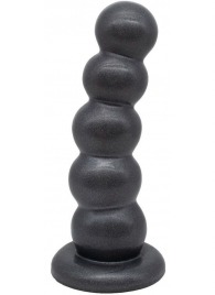 Черная насадка-плаг на харнесс PLATINUM 7 - 19,5 см. - LOVETOY (А-Полимер) - купить с доставкой в Красногорске