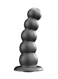 Черная насадка-плаг на харнесс PLATINUM 9 - 24 см. - LOVETOY (А-Полимер) - купить с доставкой в Красногорске