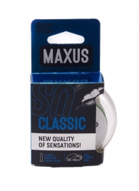 Классические презервативы в пластиковом кейсе MAXUS Classic - 3 шт. - Maxus - купить с доставкой в Красногорске