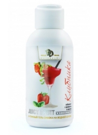 Интимный гель-смазка JUICY FRUIT с ароматом клубники - 100 мл. - БиоМед - купить с доставкой в Красногорске