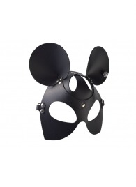 Черная кожаная маска  Мышка - Sitabella - купить с доставкой в Красногорске