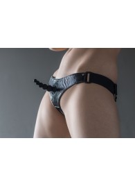 Черные трусики Better с анальной насадкой - 8 см. - Lola Games - купить с доставкой в Красногорске