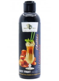 Интимный гель-смазка JUICY FRUIT с ароматом солёной карамели - 200 мл. - БиоМед - купить с доставкой в Красногорске