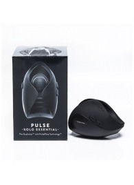 Черный инновационный мужской вибратор PULSE SOLO ESSENTIAL - Hot Octopuss - в Красногорске купить с доставкой