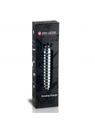 Рельефный фаллос для интенсивного электросекса Groovey George - 20 см. - MyStim - купить с доставкой в Красногорске