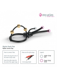 Утяжка под головку для электростимулятора Pearly Pete - MyStim - купить с доставкой в Красногорске