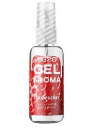Интимный лубрикант EGZO AROMA с ароматом клубники - 50 мл. - EGZO - купить с доставкой в Красногорске