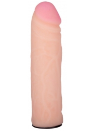 Пояс-трусики с насадкой Glamour Silver - 15,5 см. - LOVETOY (А-Полимер) - купить с доставкой в Красногорске
