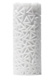Белый 3D мастурбатор PILE - Tenga - в Красногорске купить с доставкой