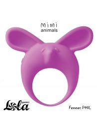 Фиолетовое эрекционное кольцо Fennec Phil - Lola Games - в Красногорске купить с доставкой