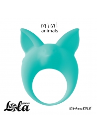 Зеленое эрекционное кольцо Kitten Kyle - Lola Games - в Красногорске купить с доставкой