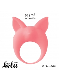 Оранжевое эрекционное кольцо Kitten Kyle - Lola Games - в Красногорске купить с доставкой