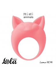 Оранжевое эрекционное кольцо Lemur Remi - Lola Games - в Красногорске купить с доставкой