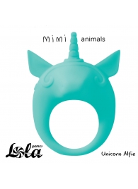 Зеленое эрекционное кольцо Unicorn Alfie - Lola Games - в Красногорске купить с доставкой
