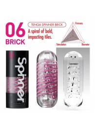 Мастурбатор SPINNER Brick - Tenga - в Красногорске купить с доставкой
