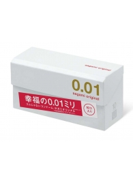 Супер тонкие презервативы Sagami Original 0.01 - 10 шт. - Sagami - купить с доставкой в Красногорске