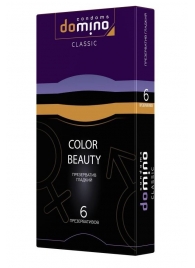 Разноцветные презервативы DOMINO Colour Beauty - 6 шт. - Domino - купить с доставкой в Красногорске