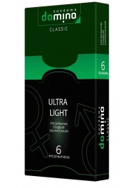 Супертонкие презервативы DOMINO Ultra Light - 6 шт. - Domino - купить с доставкой в Красногорске