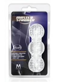 Прозрачный фигурный мастурбатор Master Stroker - Blush Novelties - в Красногорске купить с доставкой