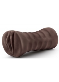 Коричневый мастурбатор-вагина Hot Chocolate Brianna - Blush Novelties - в Красногорске купить с доставкой