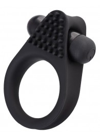 Черное эрекционное виброкольцо Brid с шипиками - A-toys - в Красногорске купить с доставкой