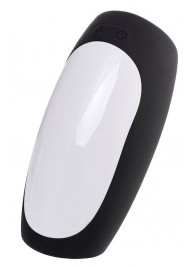 Черно-белый перезаряжаемый мастурбатор Erotist Hailstorm - Erotist Adult Toys - в Красногорске купить с доставкой